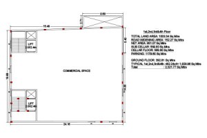 Floor Plan of Dr KVR Prasad Plaza